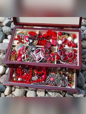 Red Women’s Fashion Jewelry Set